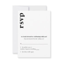 RSVP de mariage moderne à Carson