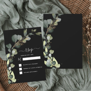 Invitation RSVP Eucalyptus Verdure Succulente Élégante