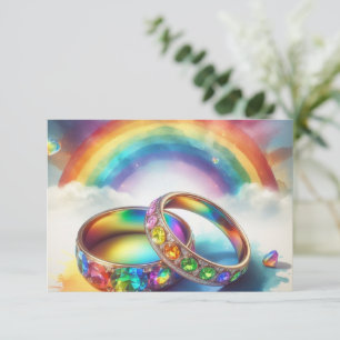 Invitation RSVP Gay lesbienne Cercles arc-en-ciel RSVP