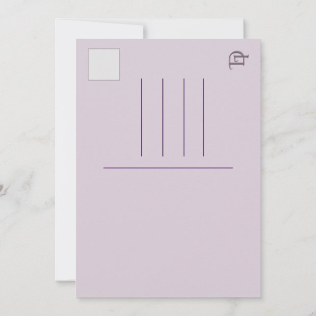 Invitation RSVP Imani & Dakota sur commande person (Dos)