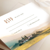 RSVP Napa Valley Watercolor Vineyards Mariage