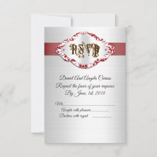 Invitation RSVP pour les 50 ans de mariage