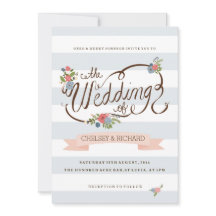 Ruban Mariage - Bleu