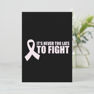 Invitation Ruban rose Femmes Sensibilisation au cancer Cancer