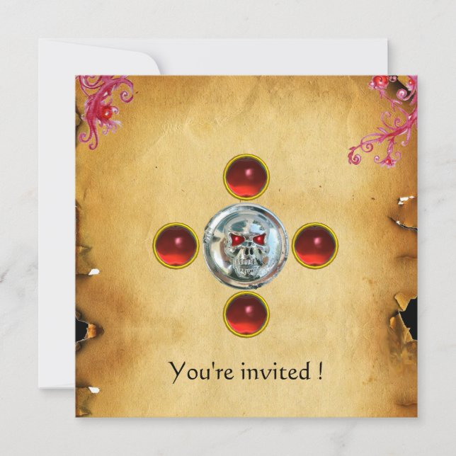 INVITATION RUBY SKULL RIDERS (Devant)