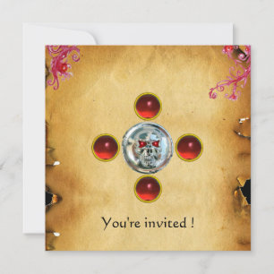 INVITATION RUBY SKULL RIDERS