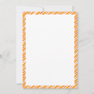 Invitation Russe Automne Thanksgiving Bordure Texte personnal