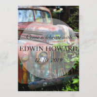 Russe Rusty Vieux Camion Anniversaire Retraite Per