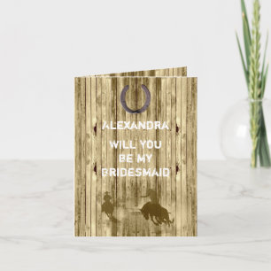 Invitation Russe western wild west serez-vous ma servante d'h