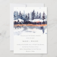 Rust Marine Hiver Pine Forêt Neige Vapeur Renouvel