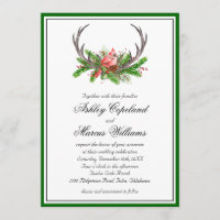 Rustic Antlers et Cardinal Mariage