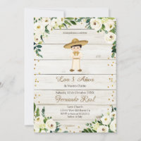 Rustic Boy Invitaciones Tres Anos, 