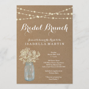 Invitation Rustic Bridal Brunch