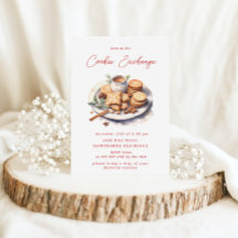 Rustic Cookie Exchange fête de Noël