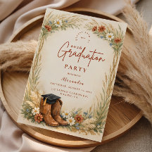 Rustic Cowgirl Graduation Party