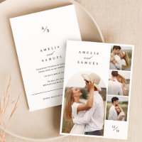 Rustic Elegant Photo Collage Mariage