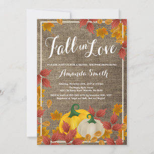 Invitation Rustic Fall Bridal Shower