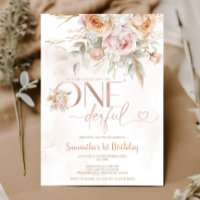 Rustic Floral n'est-elle pas géniale 1er anniversa
