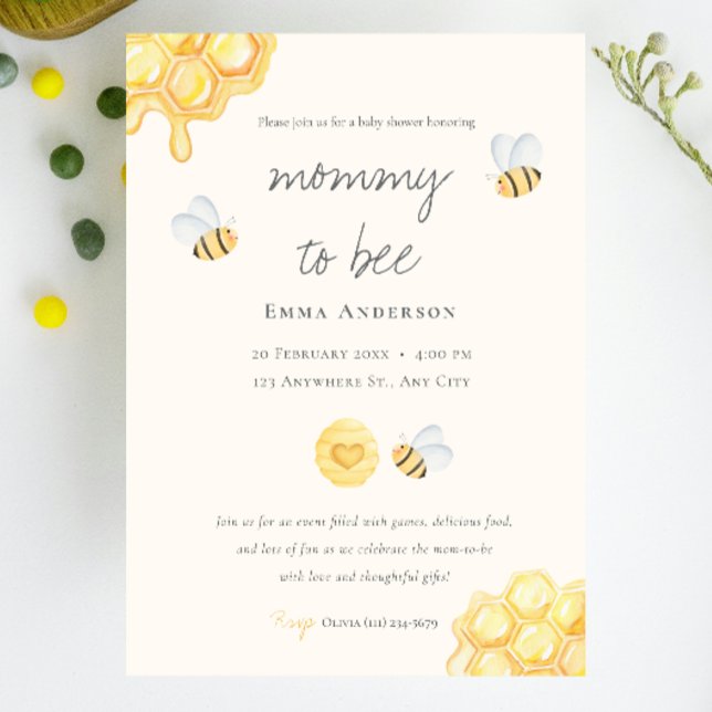 Invitation Rustic Mommy à être Baby shower (Créateur téléchargé)