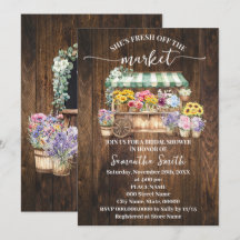 Rustic She's Fresh Off the Market Bridal Shower