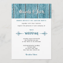Rustique Bleu Shiplap Bois élégant Mariage moderne