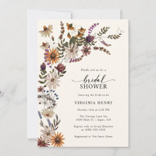 Invitation Rustique Boho Bridal