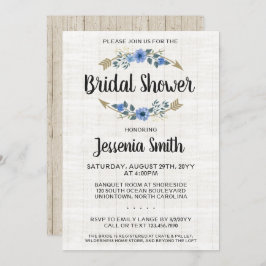 Invitation Rustique Boho Flèches Floral Douche nuptiale Invit