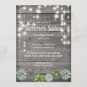 Invitation Rustique Chic