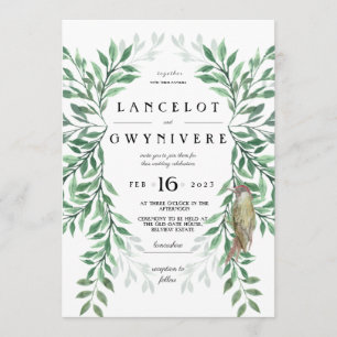 invitation rustique du Pic de verdure