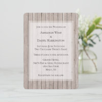 Rustique Faux Mariage Brown bois