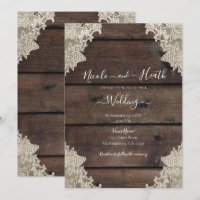 Rustique Grange Bois & dentelle Romantique Mariage