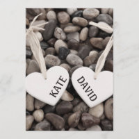 Rustique Riverside Beach Sea Side Mariage de galet