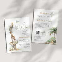 Safari Animaux "Wild One" | Tout en un Baby shower