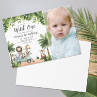 Safari dans la Jungle Photo Anniversaire de Wild O