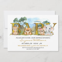 Safari Jungle Afrique Baby Shower
