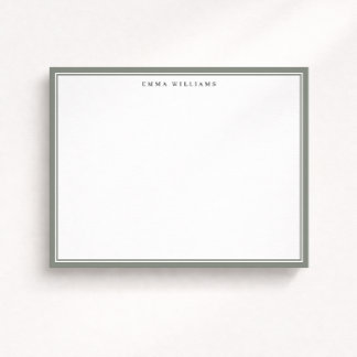 Invitation Sage Frame Note Card