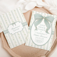 Sage Green Bow Love Shack Fiance Fête des mariées