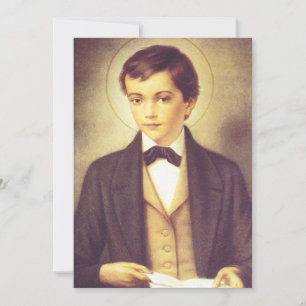 Invitation Saint Dominic Savio étudiant de John Bosco