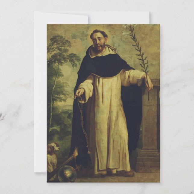 Invitation Saint Dominique de Guzman (Devant)