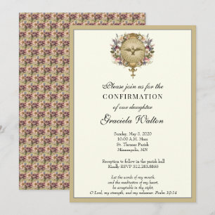 Invitation Saint-Esprit catholique sacrement de la confirmati