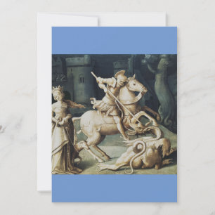 Invitation Saint Georges et le Dragon Grand Martyr