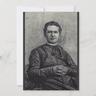 Invitation Saint Jean Bosco Patron de la Jeunesse Art Catholi