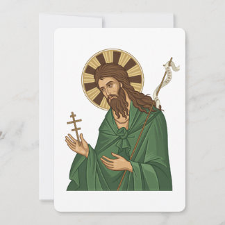 Invitation Saint John Baptist East Europian Church Orthodox 