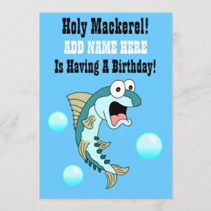 Invitation Saint Maquereau, Quelqu'Un A Un Anniversaire
