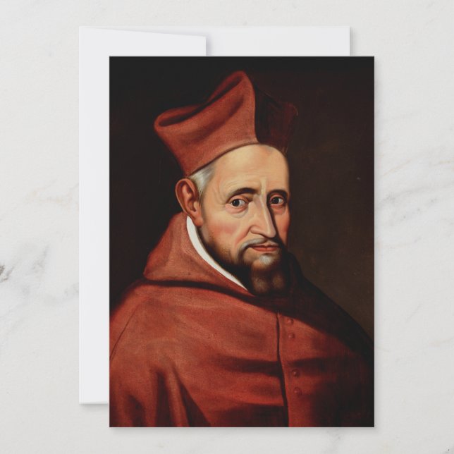 Invitation Saint Robert Bellarmin Patron des canonistes (Devant)
