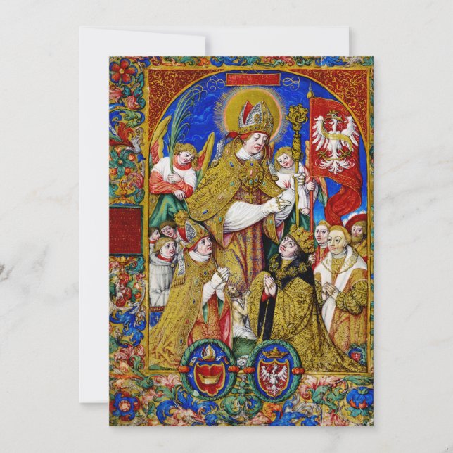 Invitation Saint Stanislaus évêque et martyr (Devant)