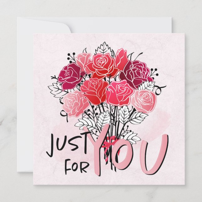 Invitation Saint Valentin (Devant)