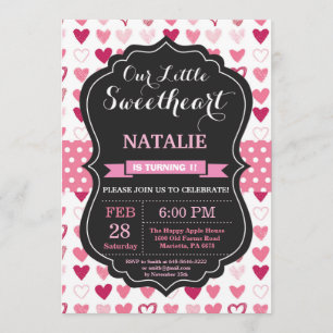 Invitation Saint-Valentin Anniversaire Notre Petit Chéri
