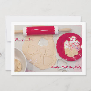 Invitation Saint Valentin Cookie Swap Party