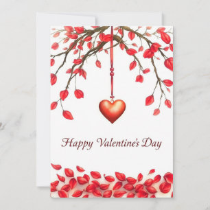 Invitation Saint Valentin fête de l'amour